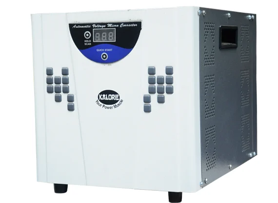 Kalorie inverter in white cabinet with keypad and display.